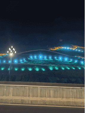 眾達照明助力四川宜賓公園亮化案例